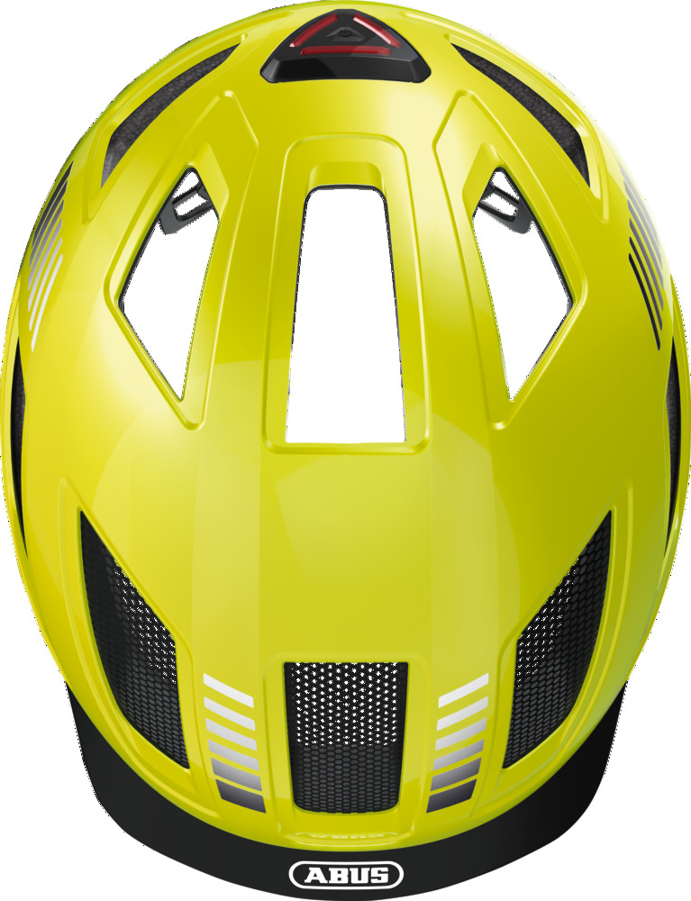 Beklædning - Cykelhjelme - Abus Hyban 2.0 Signal m. LED - Gul