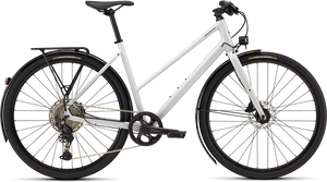 Specialized Sirrus X 3.0 Step-Through EQ 2027 - Gloss Dove Grey / Metallic Pine