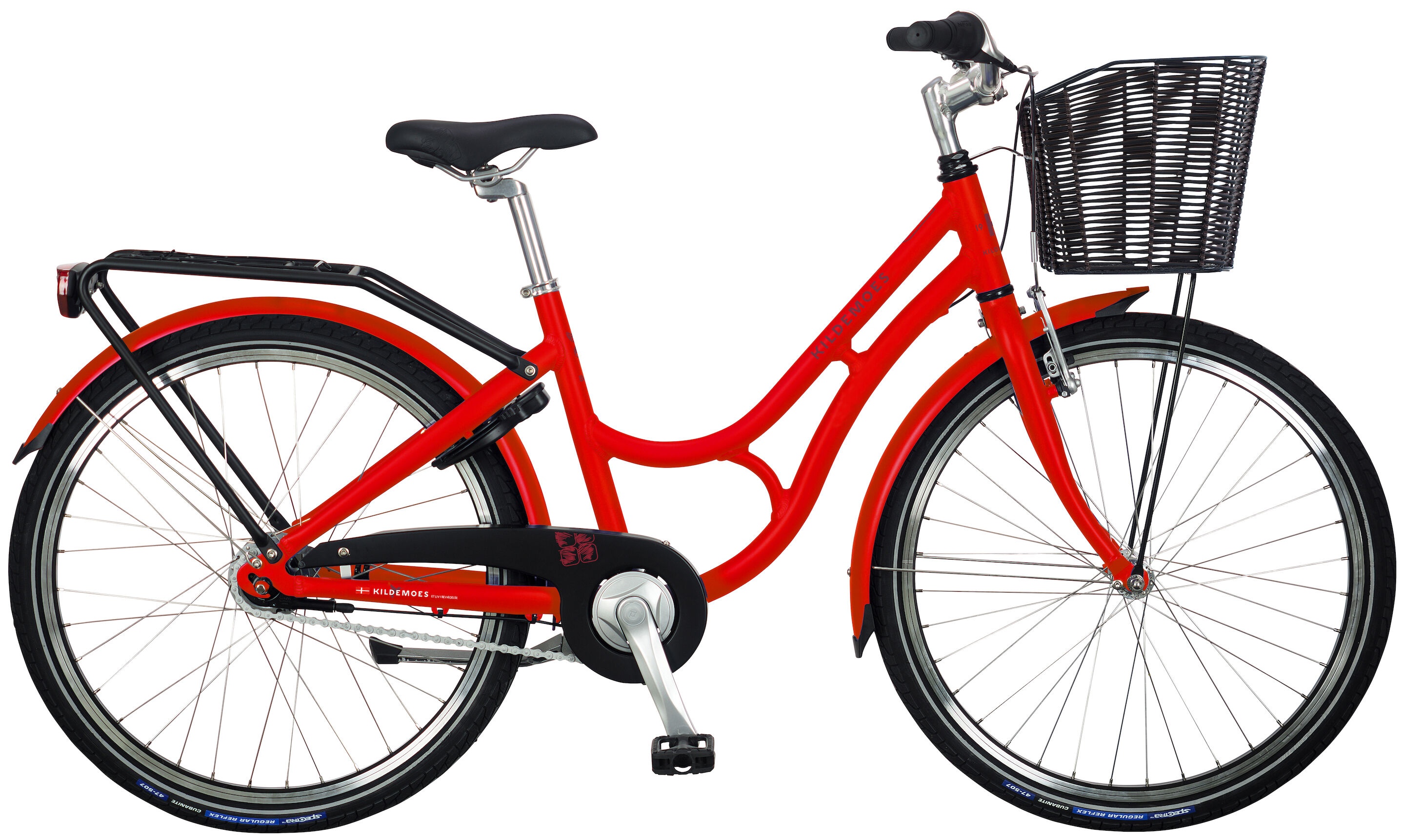 Cykler - Børnecykler - Kildemoes Bikerz Retro 24" 2023 - Rød