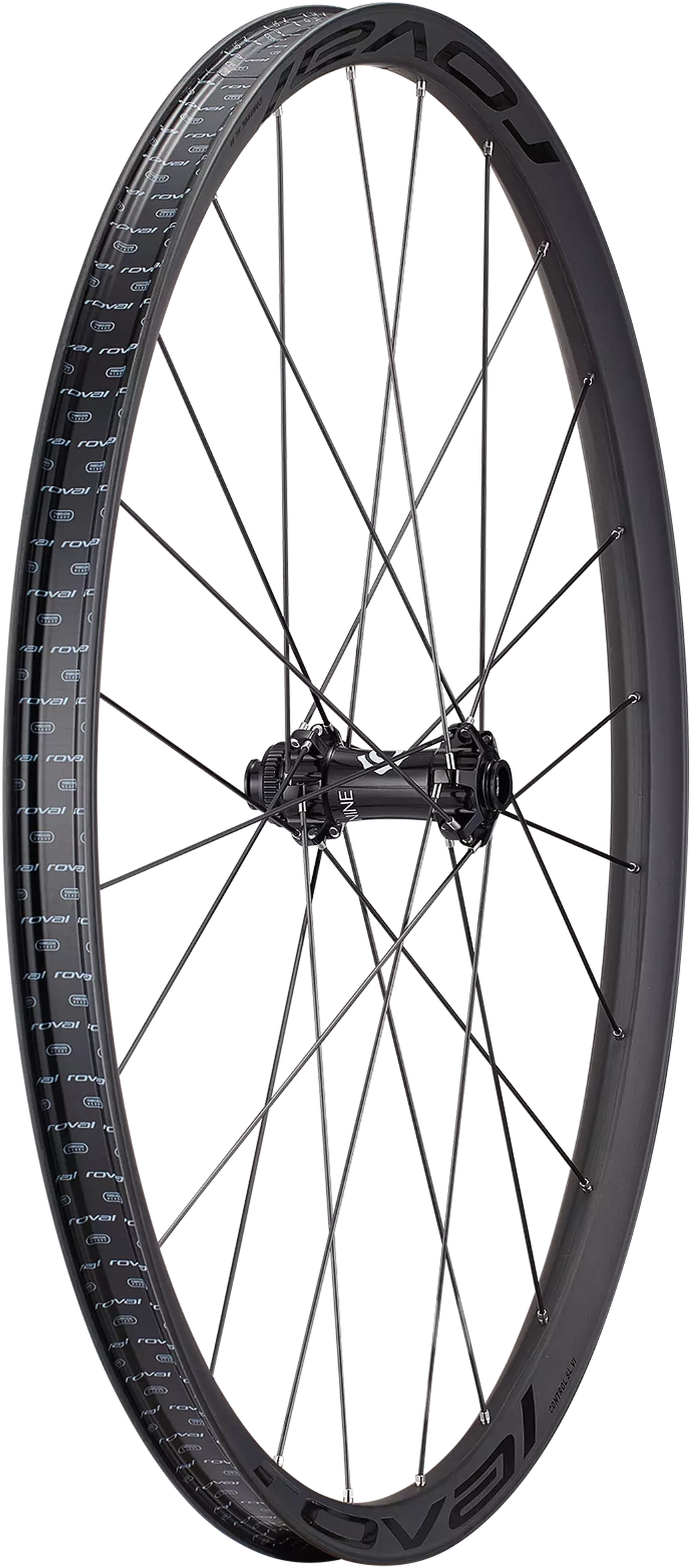 Roval Control SL VI Solix 29 Front 24H - Satin Carbon/Gloss Black