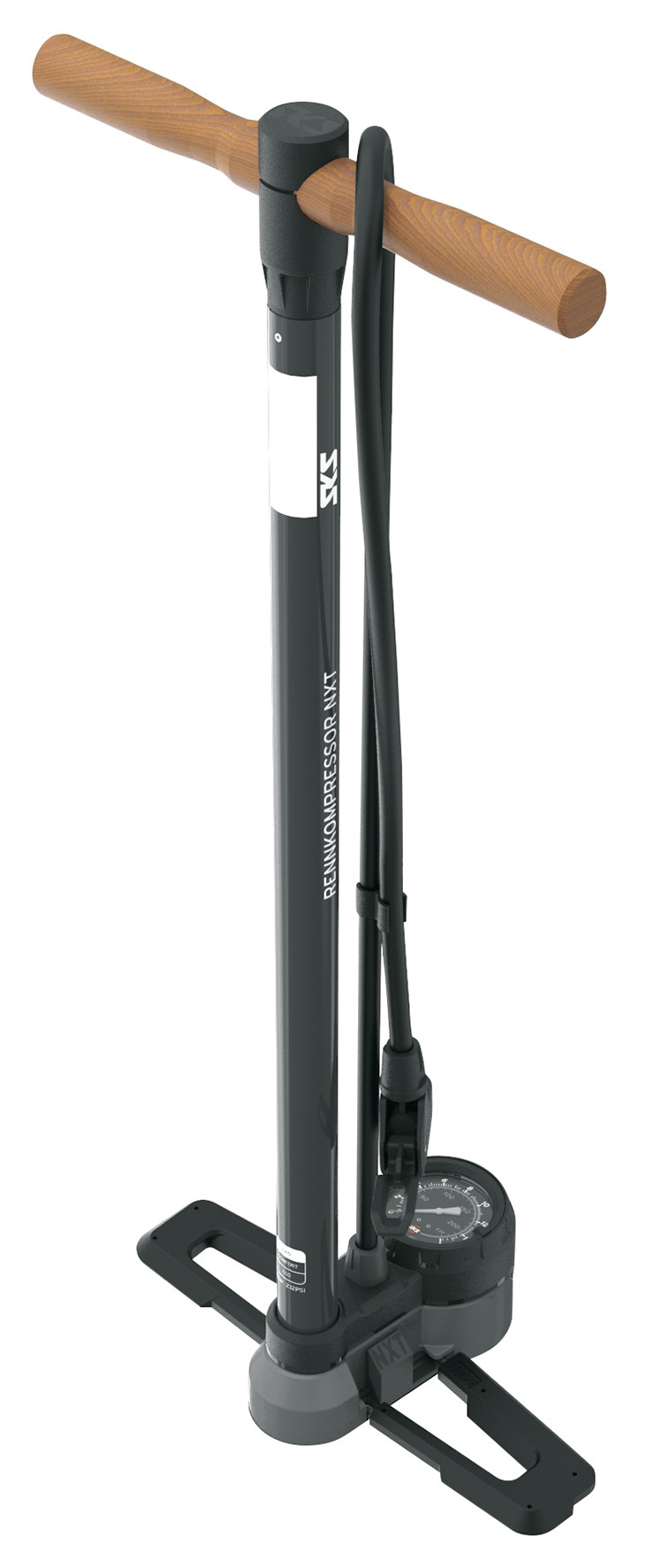 Tilbehør - Cykelpumper - SKS Rennkompressor NXT MV hoved 16bar/230psi - Sort