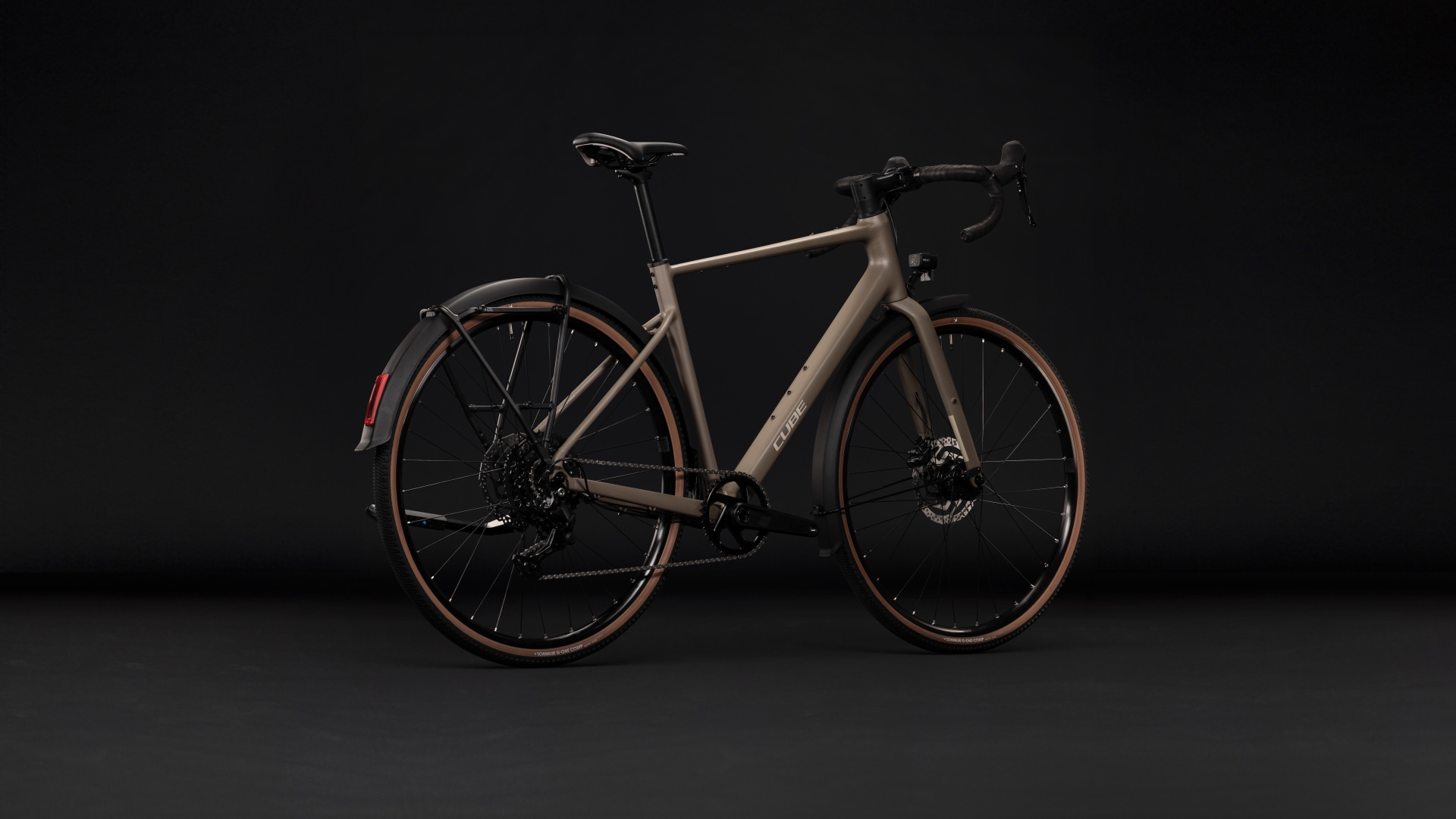 Cykler - Gravel cykler - Cube Nuroad ONE FE (Fully Equipped) 2027 - Wood´n´Grey