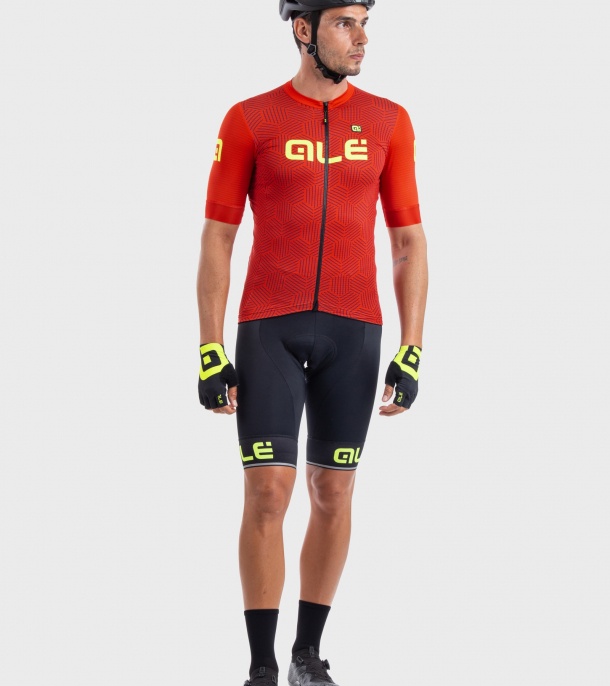 Beklædning - Cykeltrøjer - Alé Jersey Solid Cross - Rød