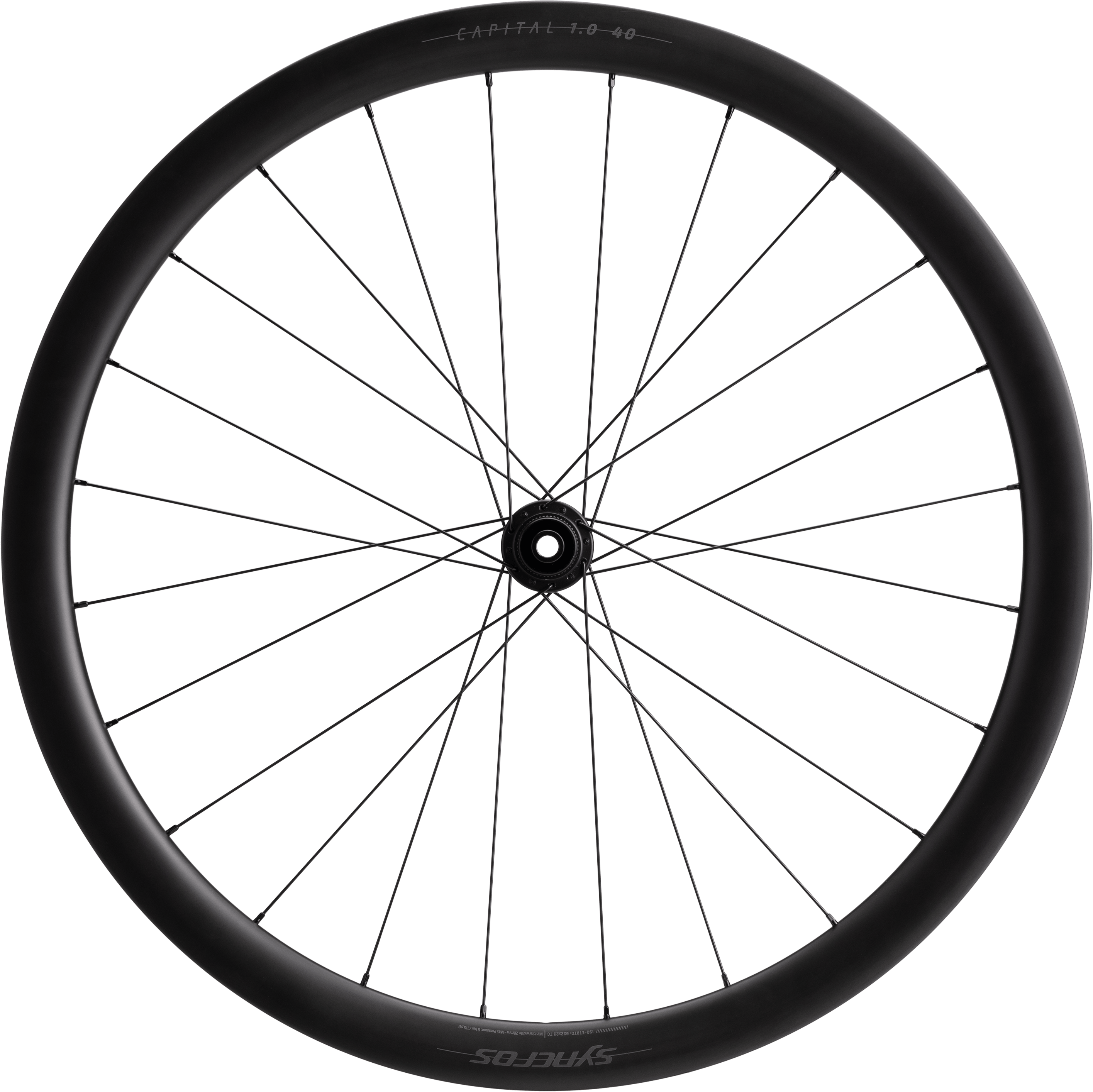 Reservedele - Hjulsæt - Syncros Wheelset Capital 1.0 40 Hjulsæt - 700c - Sort