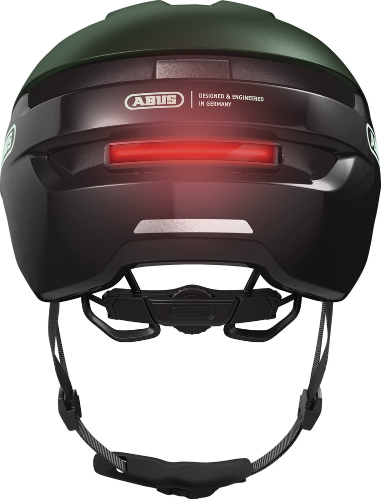 Beklædning - Cykelhjelme - Abus PURL-Y ACE m. LED lys - Moss Green (elcykel hjelm)