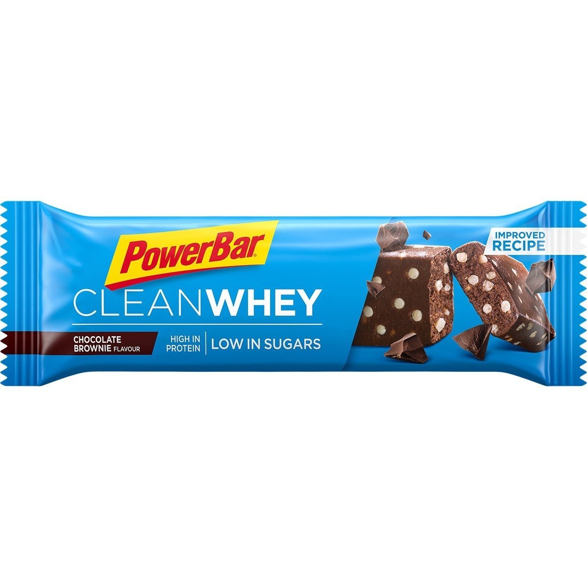 Tilbehør - Energiprodukter - PowerBar Clean Whey Proteinbar Chocolate Brownie - 45g