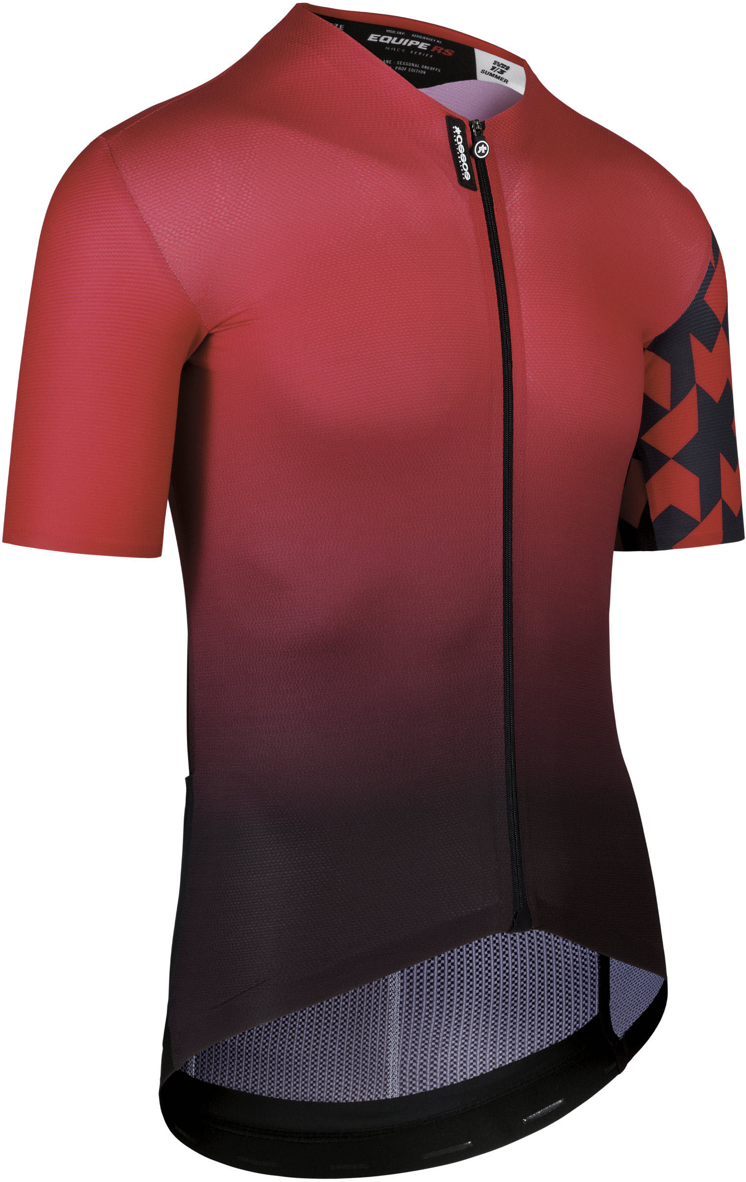 Assos Assos EQUIPE RS Summer SS Jersey Prof Edition - Rød Beklædning > Cykeltrøjer