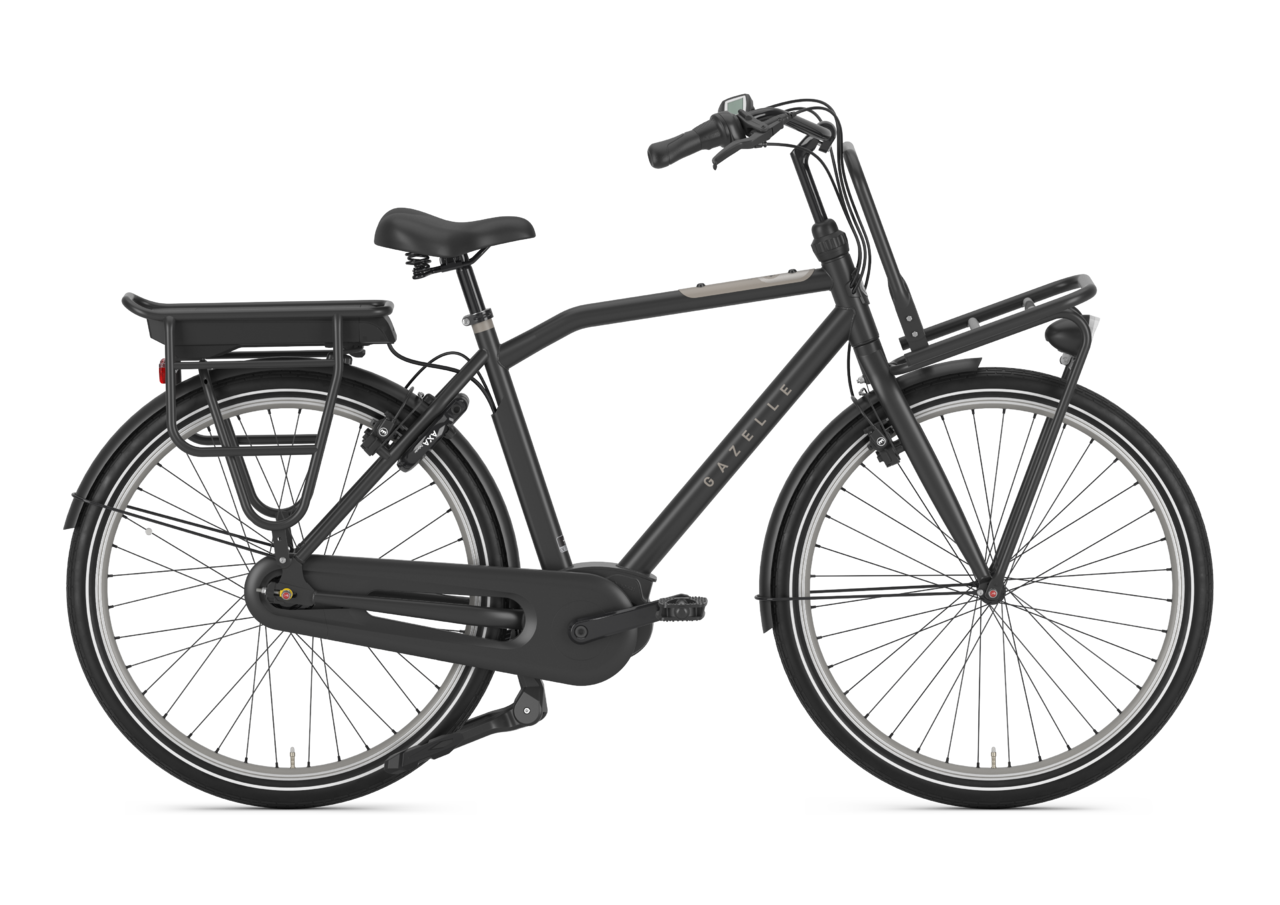 Cykler - Elcykler - Gazelle HeavyDutyNL C7 HMB Herre 2021 -  Sort