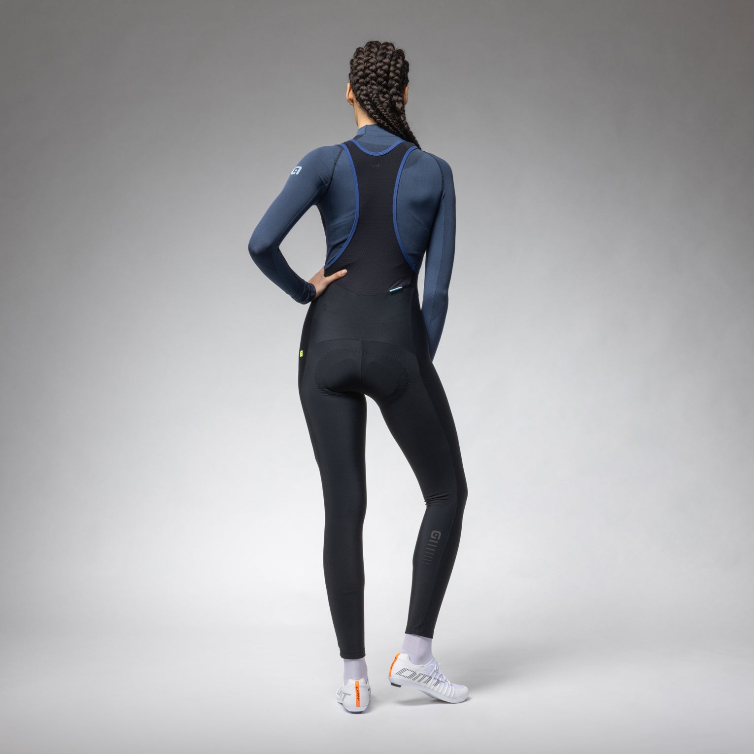Beklædning - Cykelbukser - Alé K-ATMO 3.0 CALZAM. CB DONNA Women's Bibtights - Nero/Black