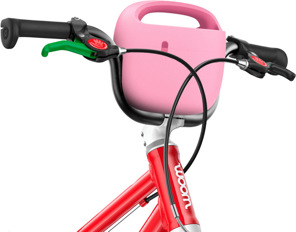 Woom POP Børnecykelkurv - Marshmallow Pink