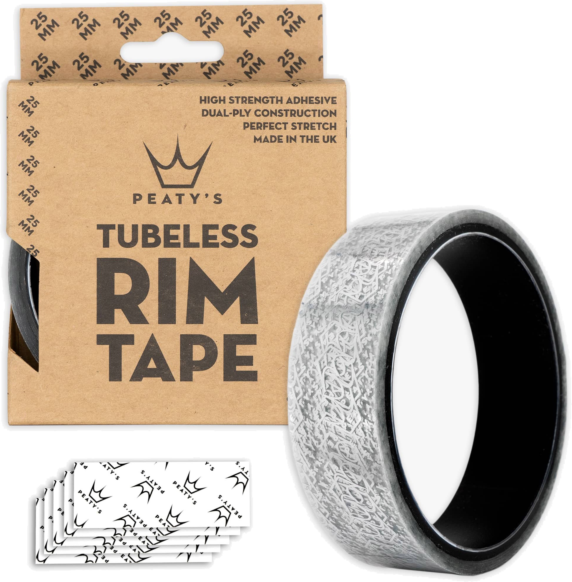 Se Peaty's 25mm Tubeless Rim Tape - 9m hos Cykelexperten.dk