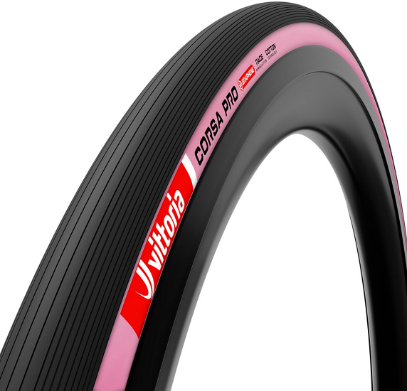 Vittoria Road Corsa Pro Tubeless Ready 700x24/26/28/30/32 - Pink