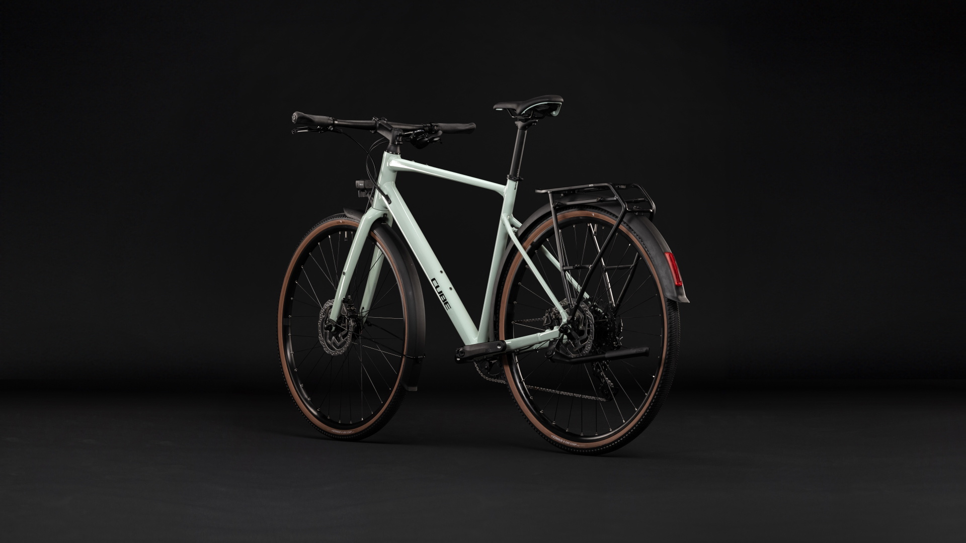 Cykler - Herrecykler - Cube Nulane Pro FE (Fully Equipped) Herre 2027 - Aloegreen´n´Black