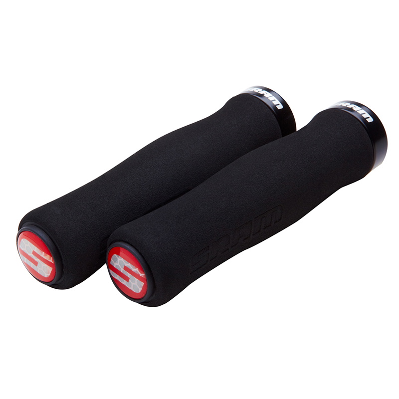 SRAM Contoured foam locking grips håndtag - 129mm Tilbehør > Cykelhåndtag
