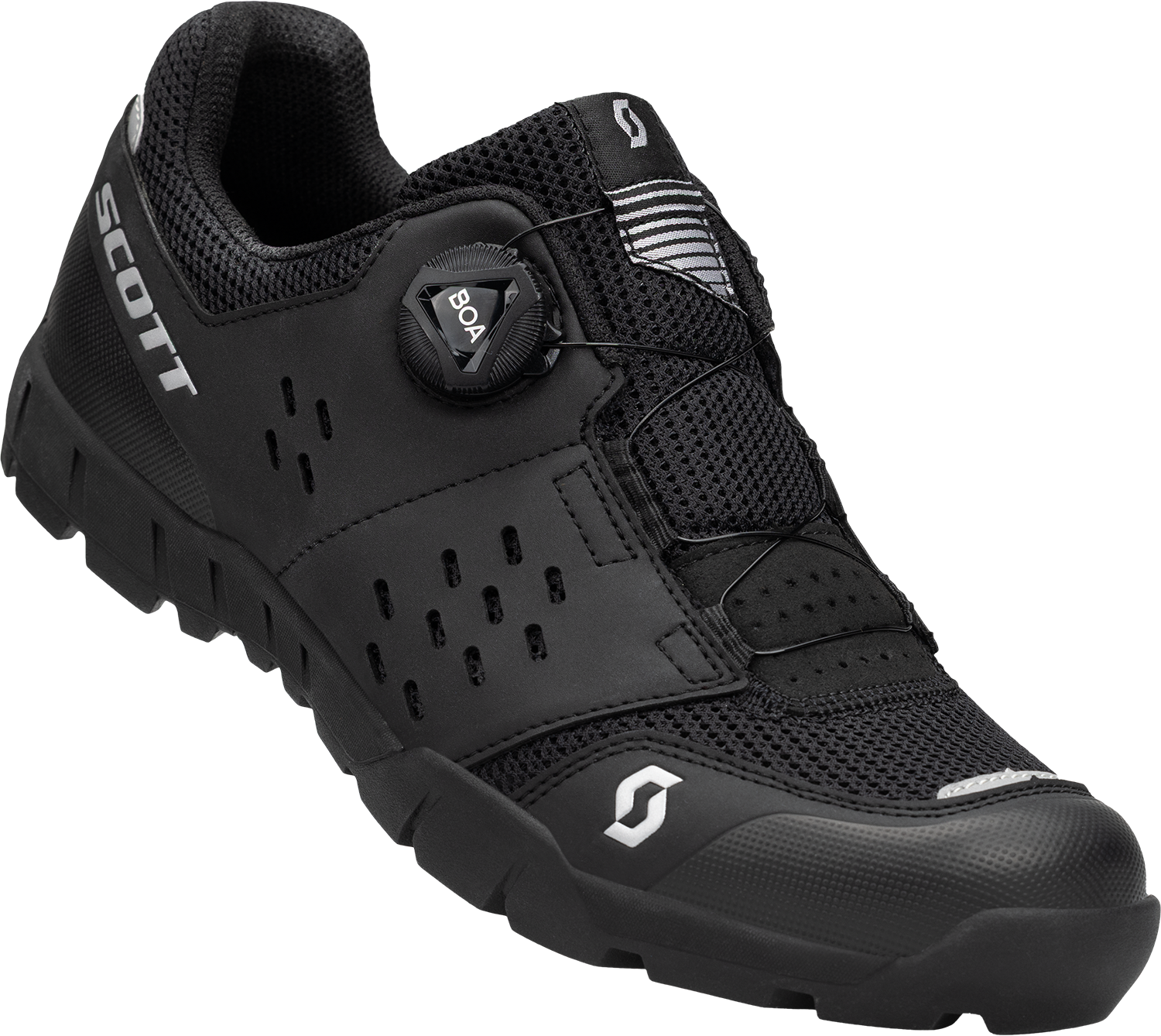 Beklædning - Cykelsko - Scott All Mountain Crus-r Flat Dame Sko - Black
