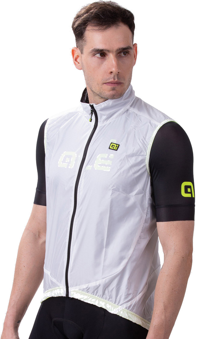 Beklædning - Regntøj & Vindtøj - Alé Vest Guscio Light Pack Unisex - Hvid