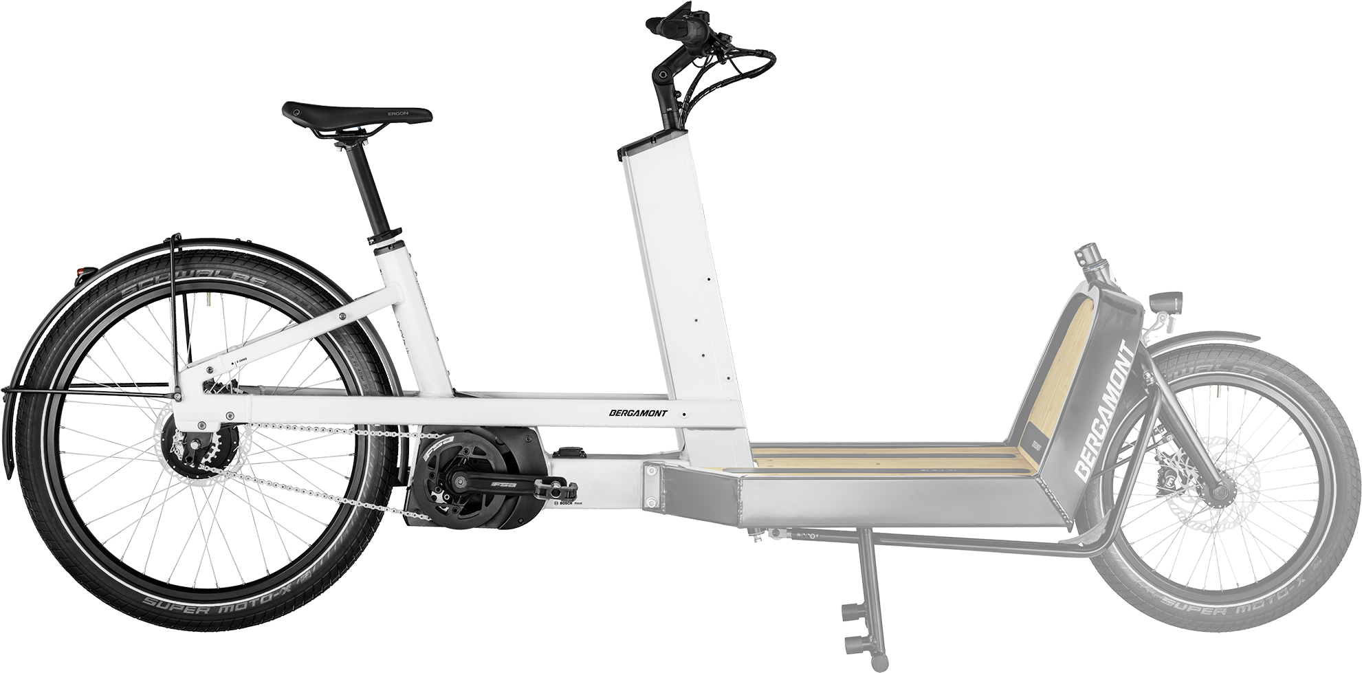 Cykler - Elcykler - Bergamont E-Cargoville LJ Expert 2024 - Hvid