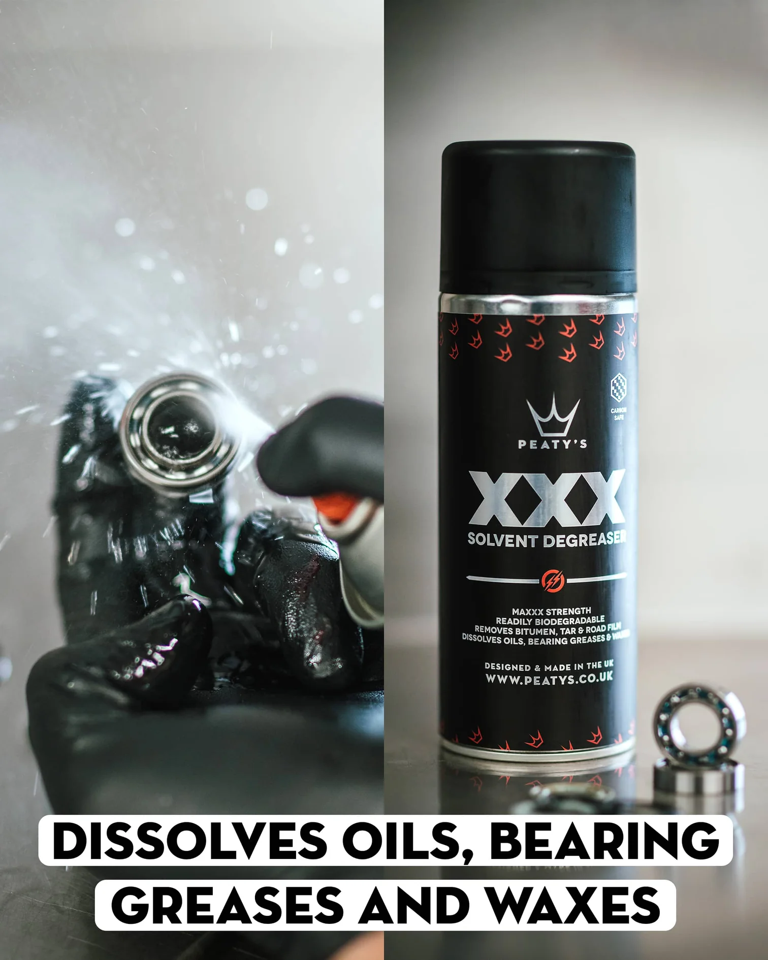 Tilbehør - Værktøj - Peaty's XXX Solvent Degreaser 400ml Aerosol