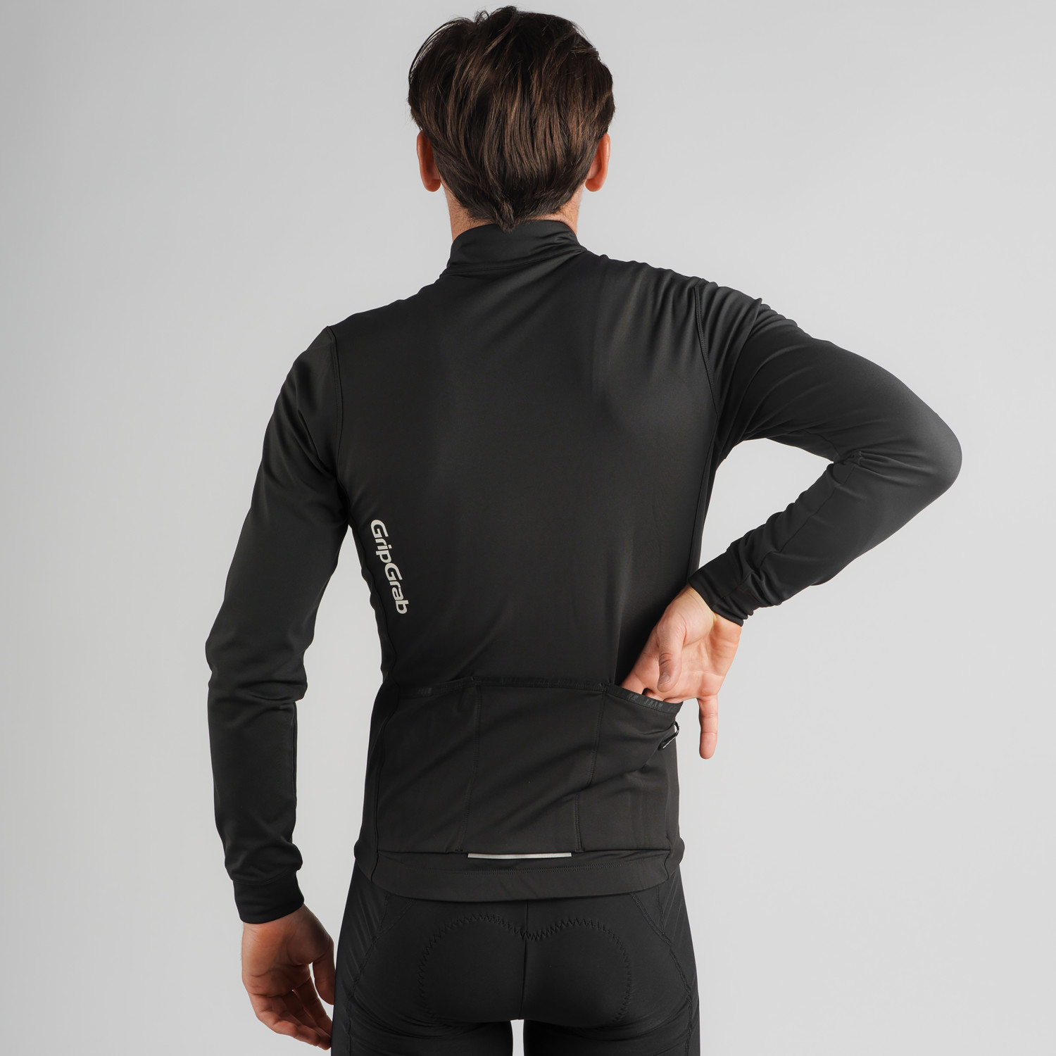 Beklædning - Cykeltrøjer - GripGrab RIDE Langærmet termocykeltrøje - Black