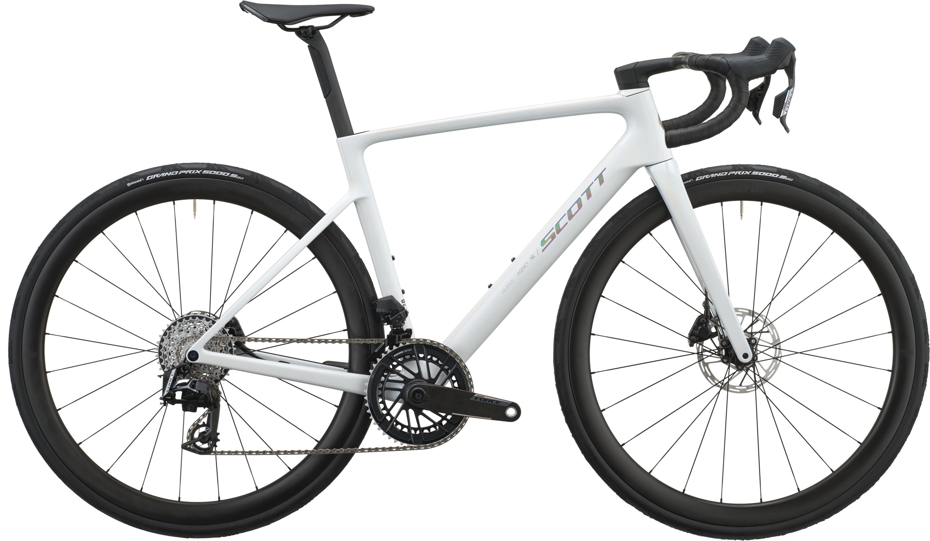 Scott Addict RC Team 2027 - Rainbow White