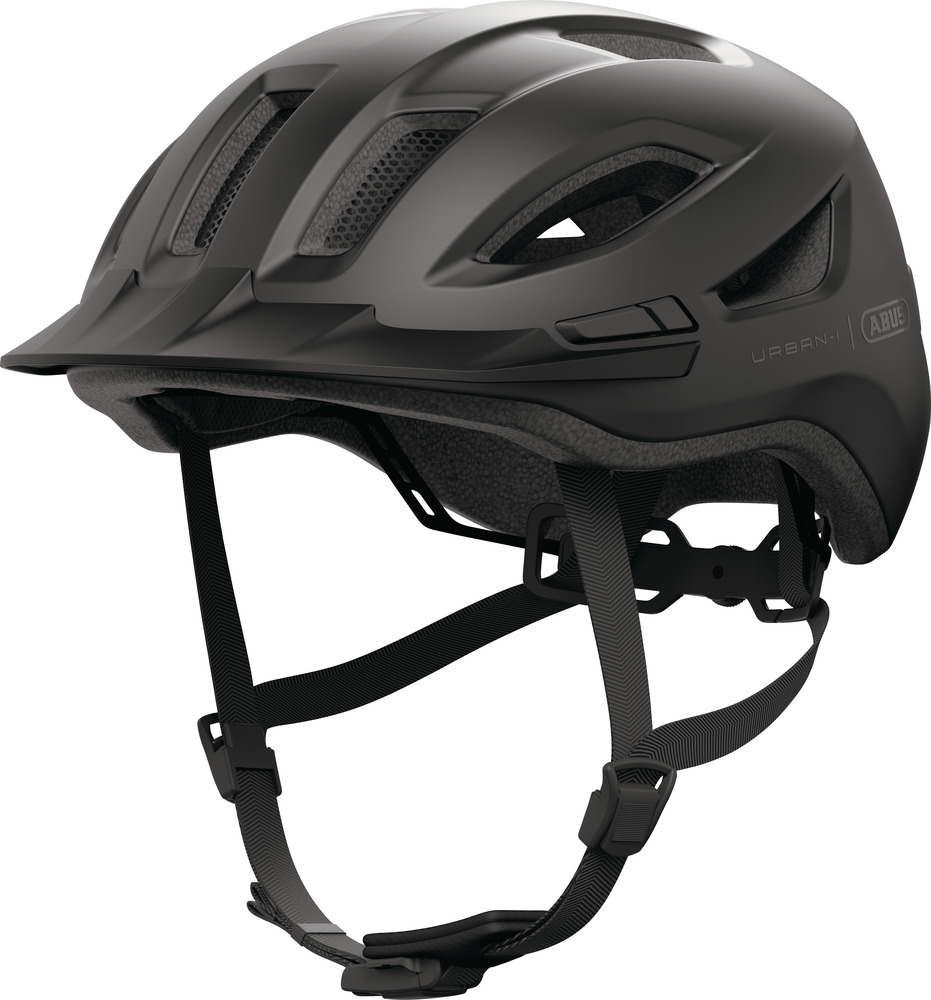 Beklædning - Cykelhjelme - Abus Hjelm Urban-I 4.0 m. LED - Velvet Black