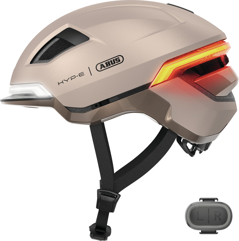 Abus Hyp-E m. LED Lys - Champagne Gold
