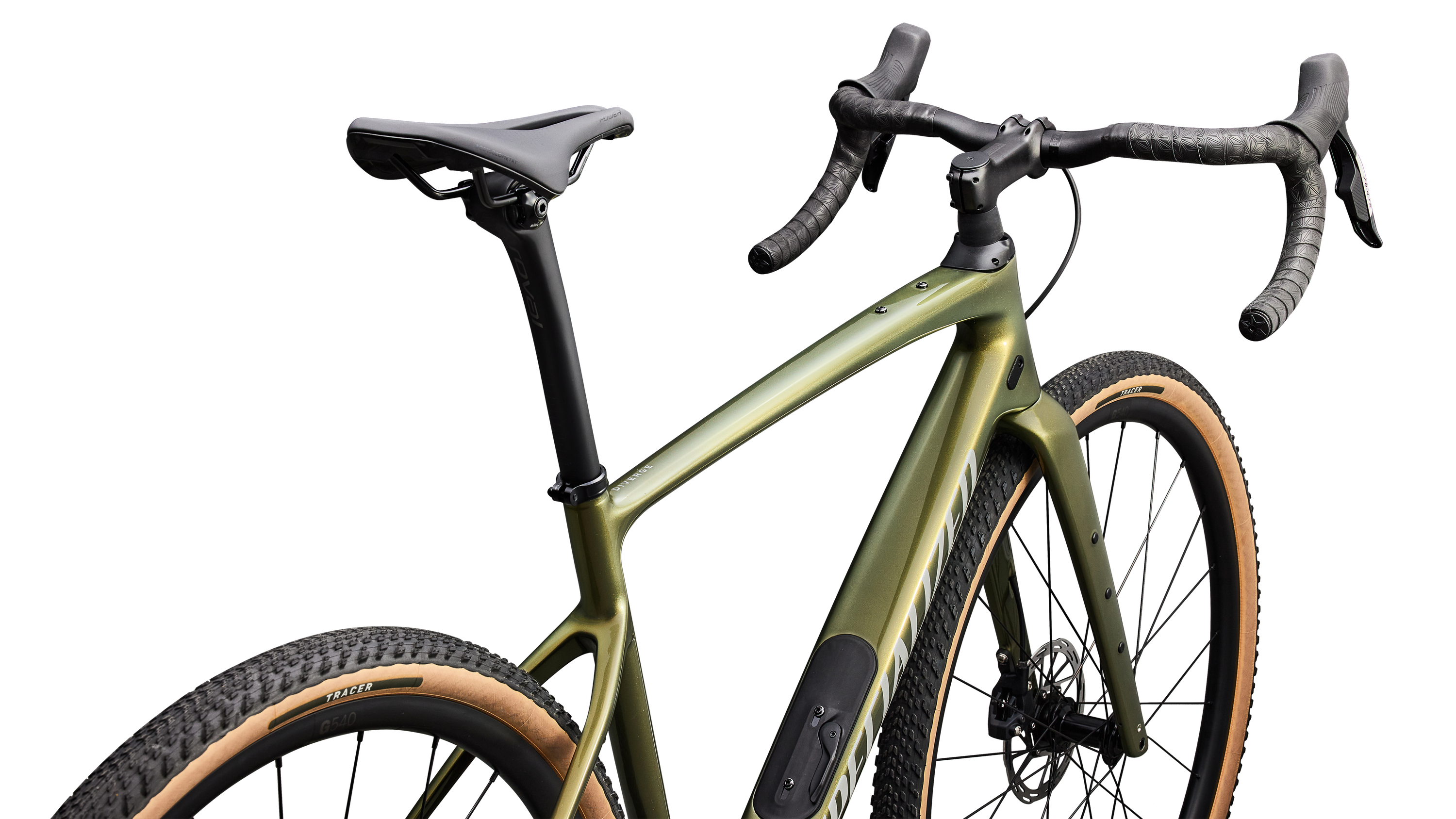 Cykler - Gravel cykler - Specialized Diverge 4 Comp Carbon 2026 - Laurel Green Metallic/Dolomite Metallic