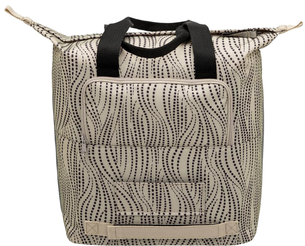 Tilbehør - Cykeltasker - New Looxs Oslo Shopper Kota Sidetaske - Beige Dots