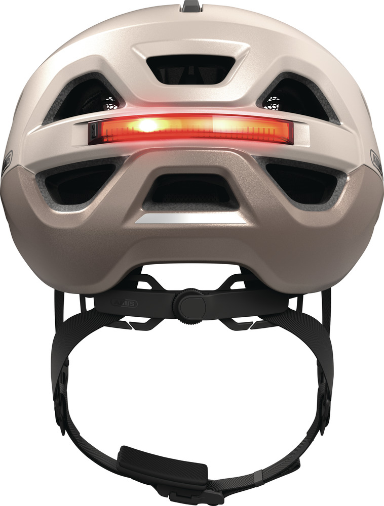 Beklædning - Cykelhjelme - Abus Hjelm Urban-I 4.0 ACE m. LED - Champagne Gold