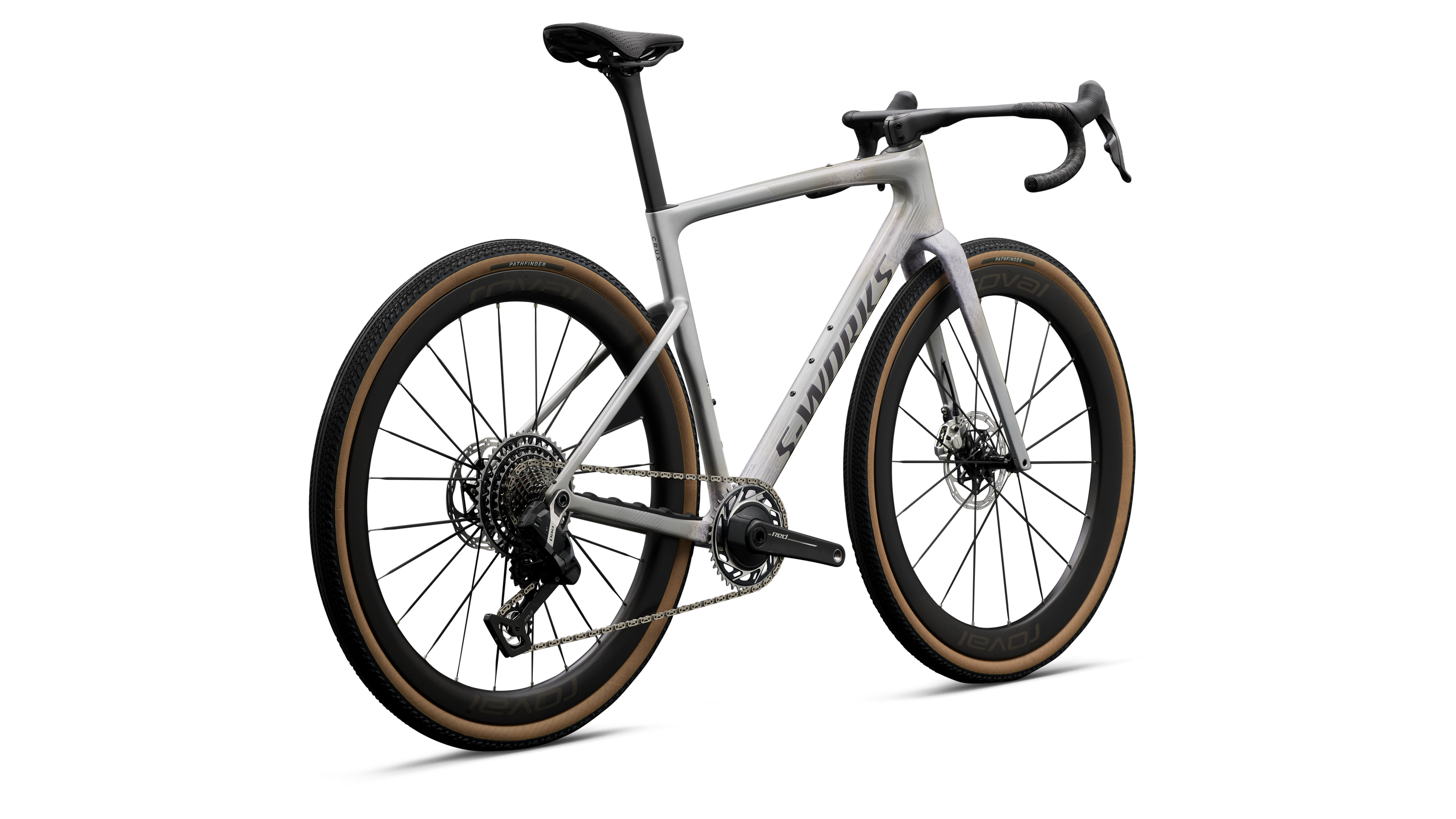 Cykler - Gravel cykler - Specialized S-Works Crux 5 SRAM RED XPLR 2027 - Silver Dust/Amethyst Frost/Nebula Metallic