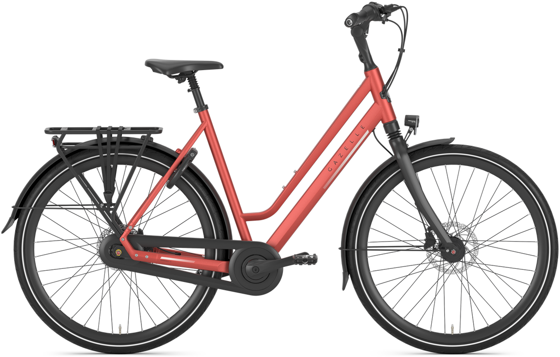 Cykler - Damecykler - Gazelle Chamonix C8 Dame 2024 - Orange