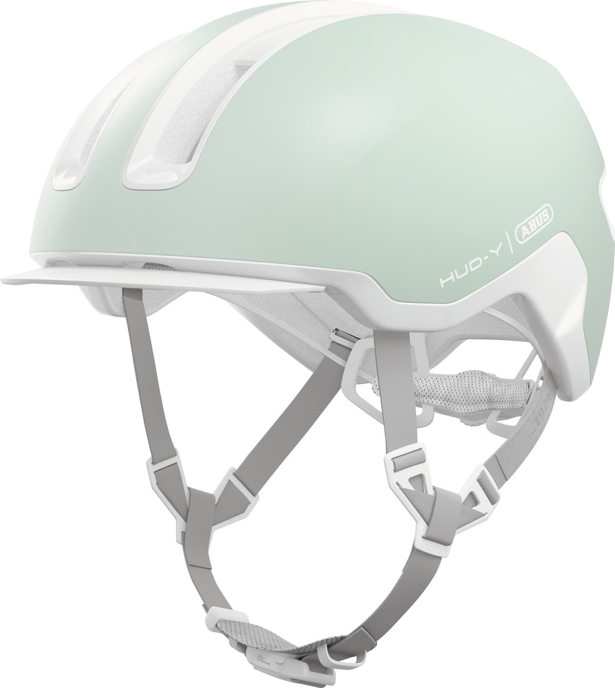 Beklædning - Cykelhjelme - Abus Hud-Y m. LED - Pure Mint