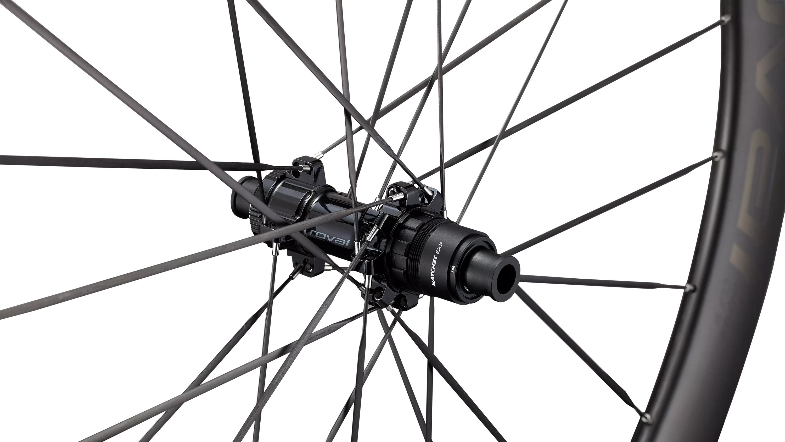 Reservedele - Hjulsæt - Specialized Rapide CLX III 28" / 700c - Rear - Satin Carbon/Gloss Black
