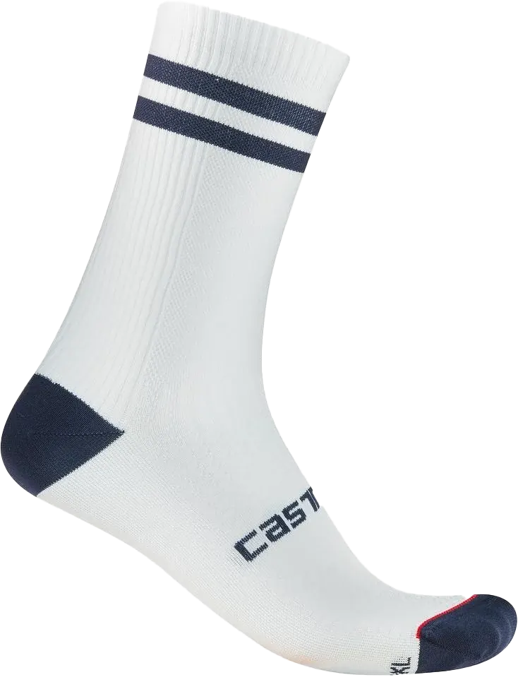 Castelli ORIGINALE 18 SOCK - Belgian Blue/White