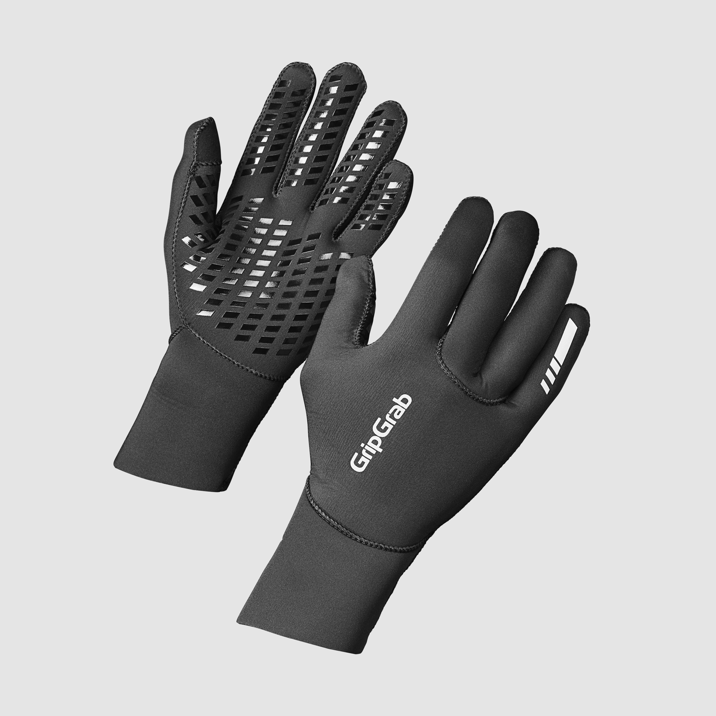 Beklædning - Cykelhandsker - GripGrab AquaShield Neoprene Raceday Handsker - Black