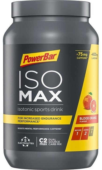 Billede af Powerbar ISO MAX - Energipulver - Blood Orange 1.200g