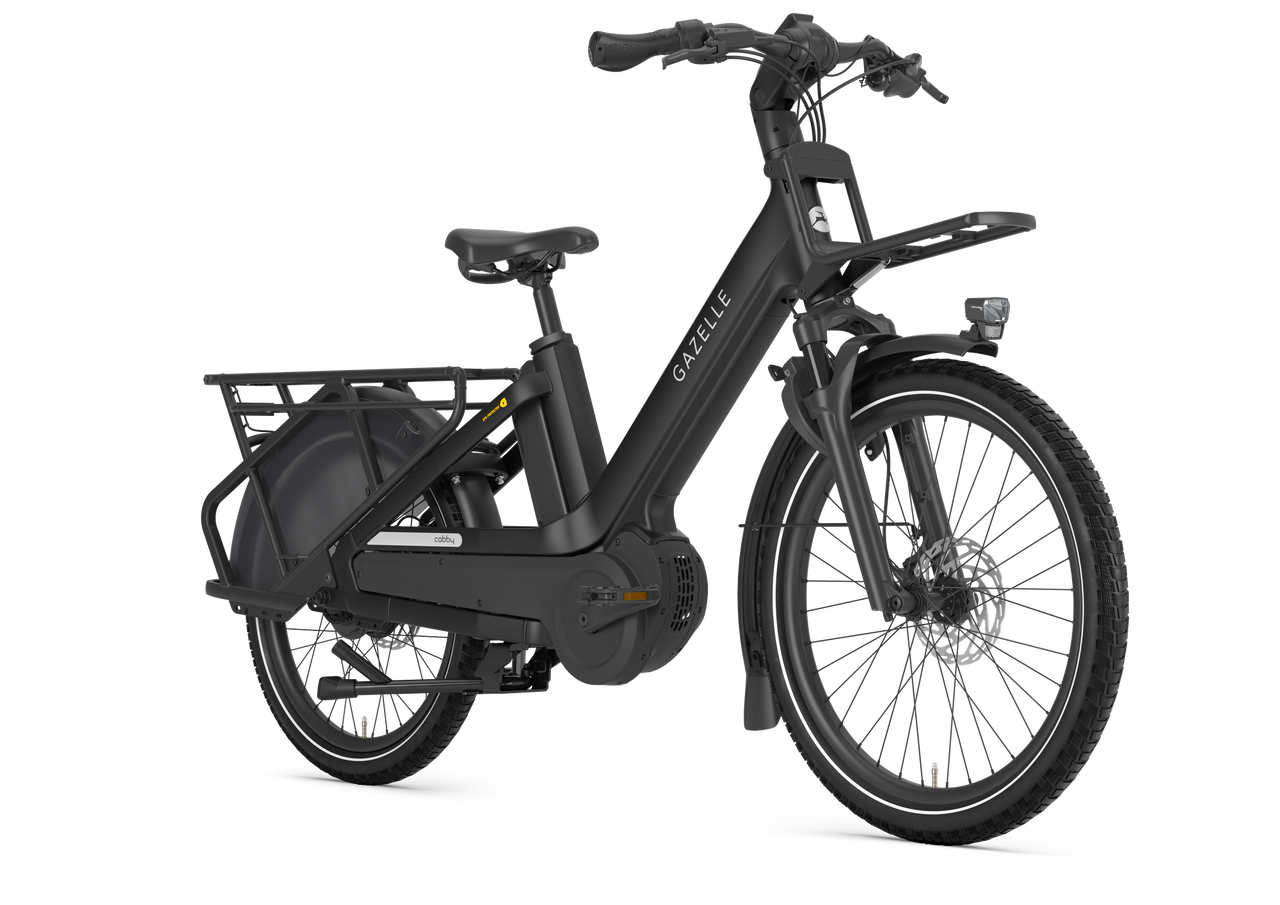Cykler - Elcykler - Gazelle Cabby C380 Dame 2026 - Black Mat