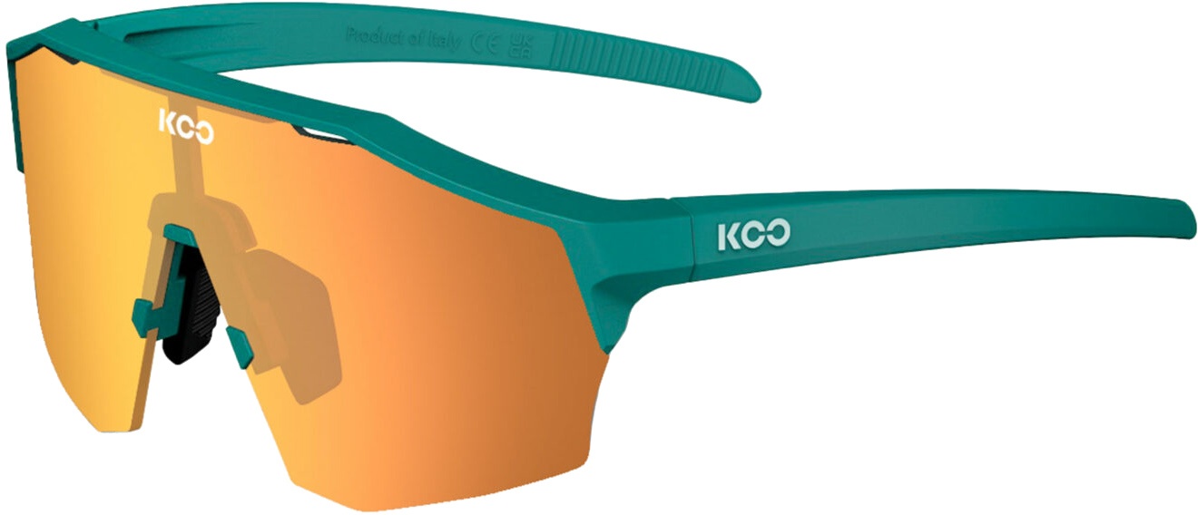  - KOO Demos Cykelbriller - Persian Green Matt / Orange