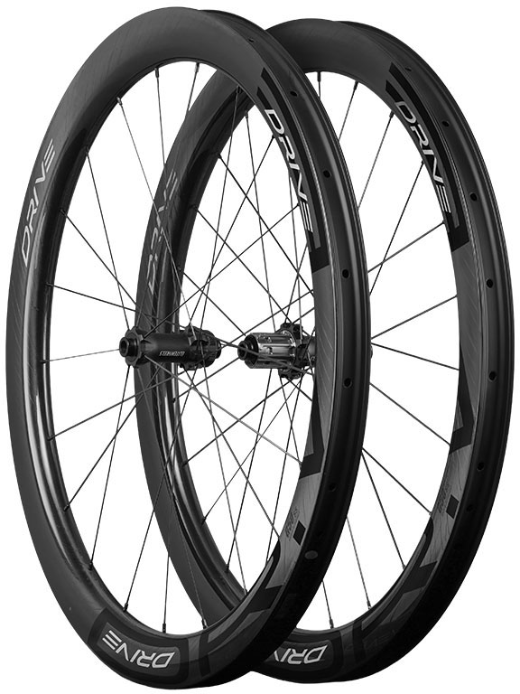 Reservedele - Hjulsæt - EliteWheels Drive G50 SS Disc Hjulsæt 700c SRAM XDR - Black Glossy Marbling
