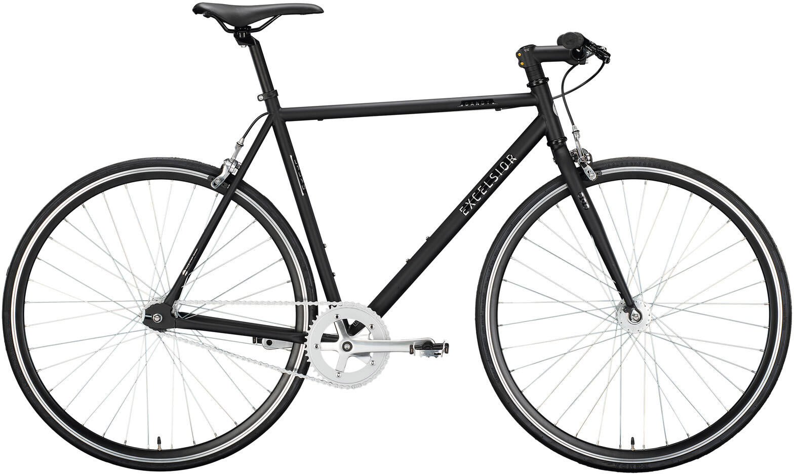 Excelsior Dandy Singlespeed Herre 2027 - Black Matt Excelsior Dandy Singlespeed Herre 2027 - Black Matt