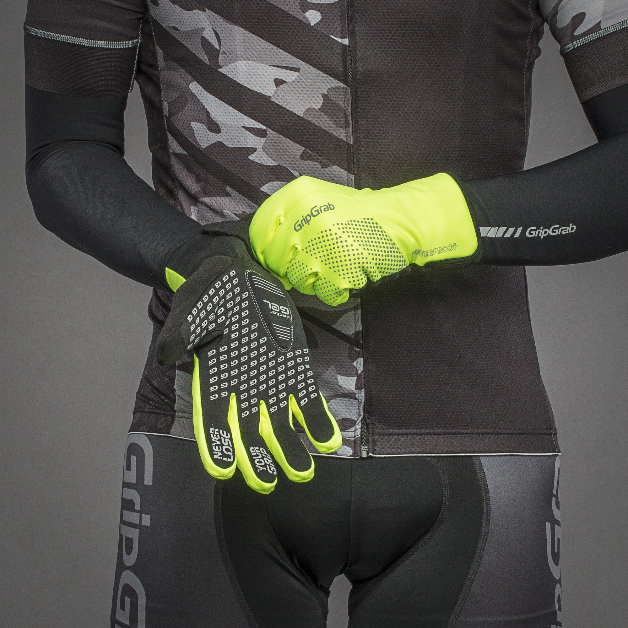 Beklædning - Cykelhandsker - GripGrab Ride Waterproof Hi-Vis Winter Glove