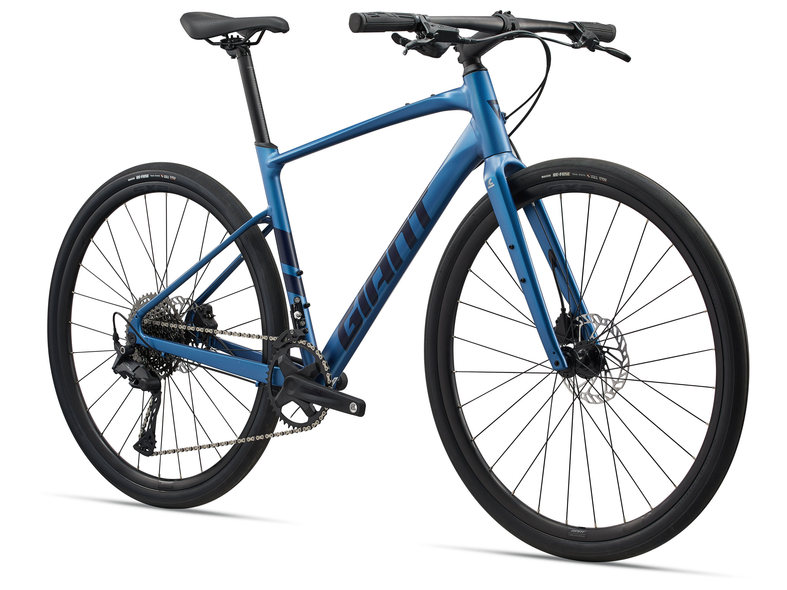 Cykler - Herrecykler - Giant FastRoad AR 1 2025 - Electron Blue