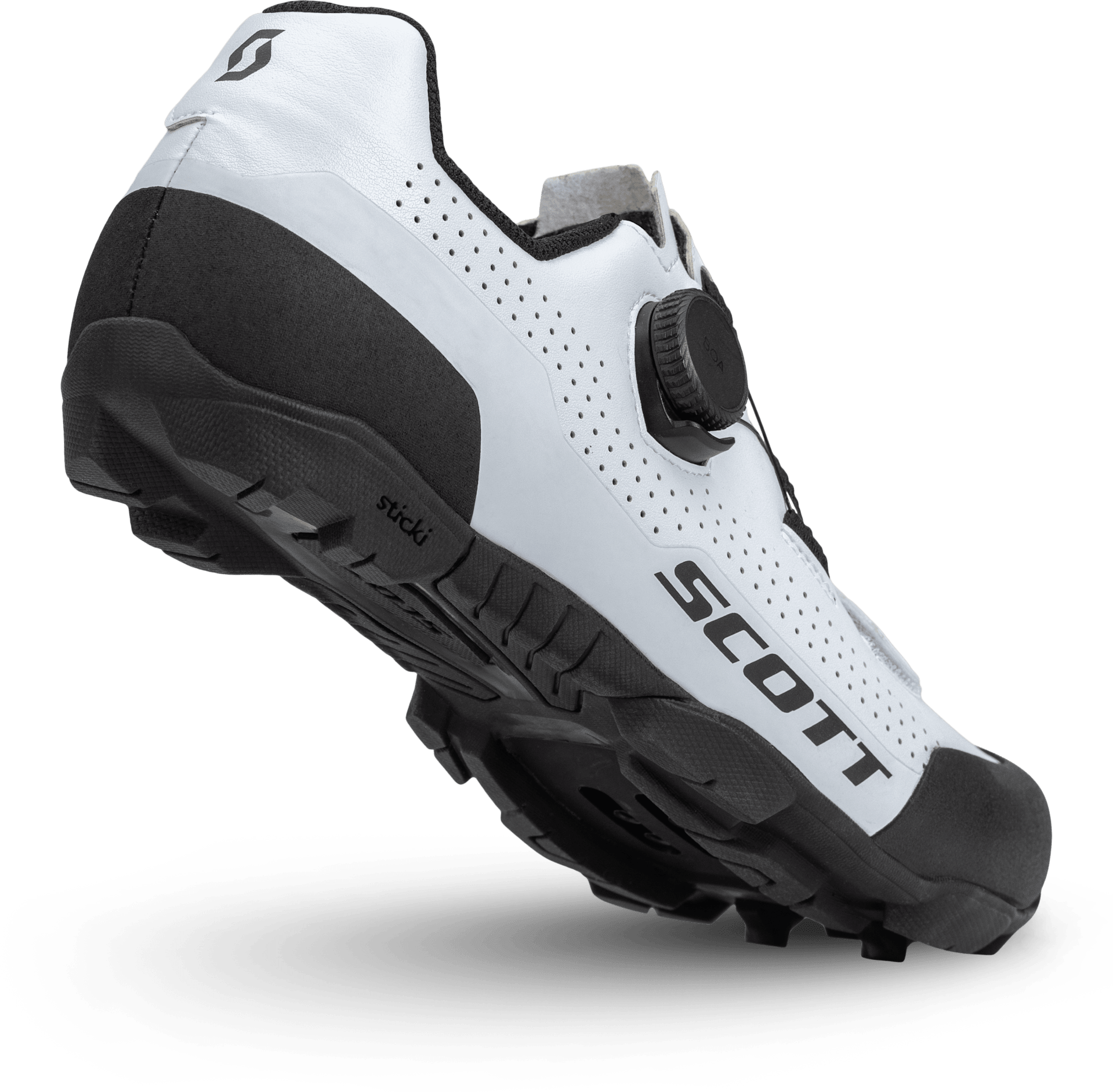 Beklædning - Cykelsko - Scott MTB Team BOA SPD Sko - White/Black