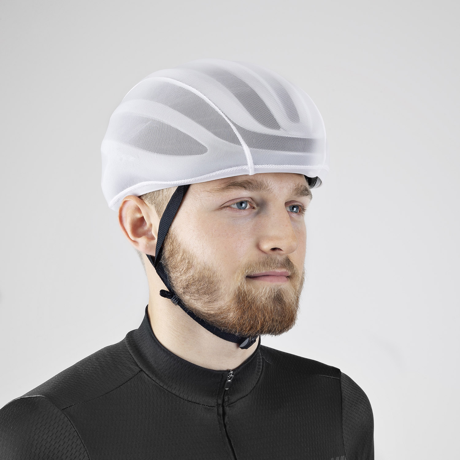 Beklædning - Hjelmhuer - GripGrab BugShield Helmet Cover (Insektnet) - Hvid