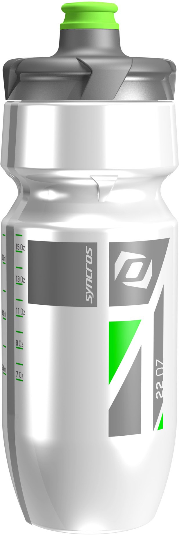 Syncros Bottle Corporate Plus 650ml Drikkedunk - Hvid/Grøn