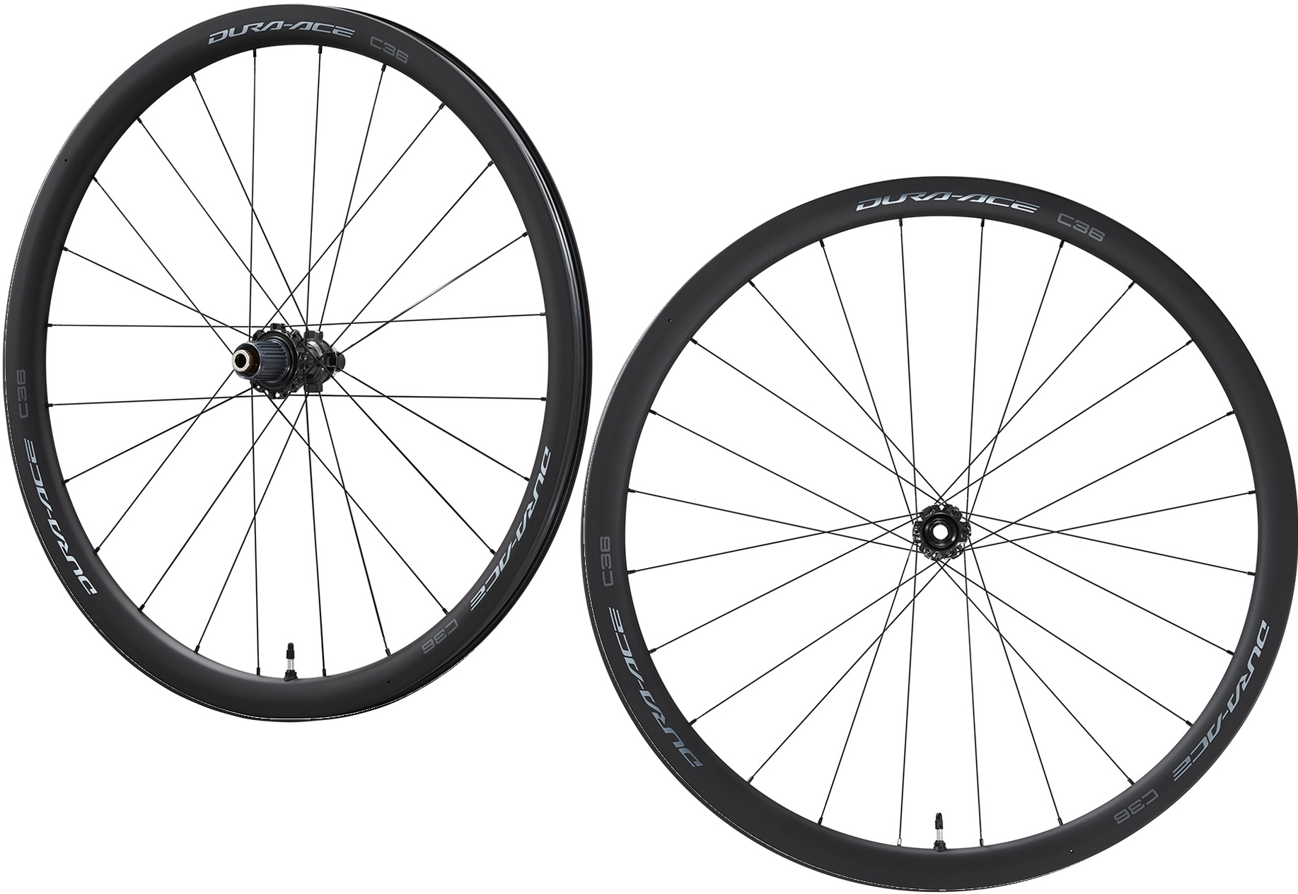  - Shimano Dura-Ace C36 Carbon Disc Tubeless - Rear/Front Hjulsæt