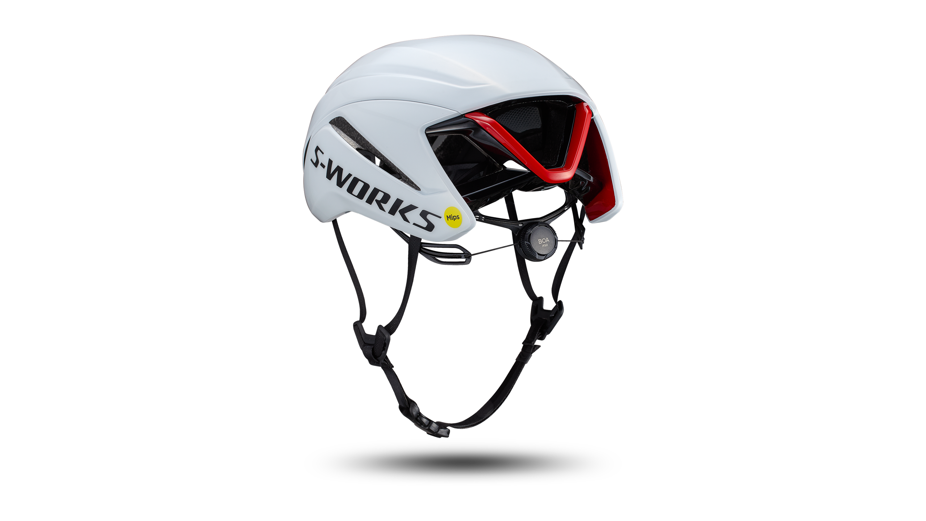 Beklædning - Cykelhjelme - Specialized S-Works Evade 4 Cykelhjelm - White/Red