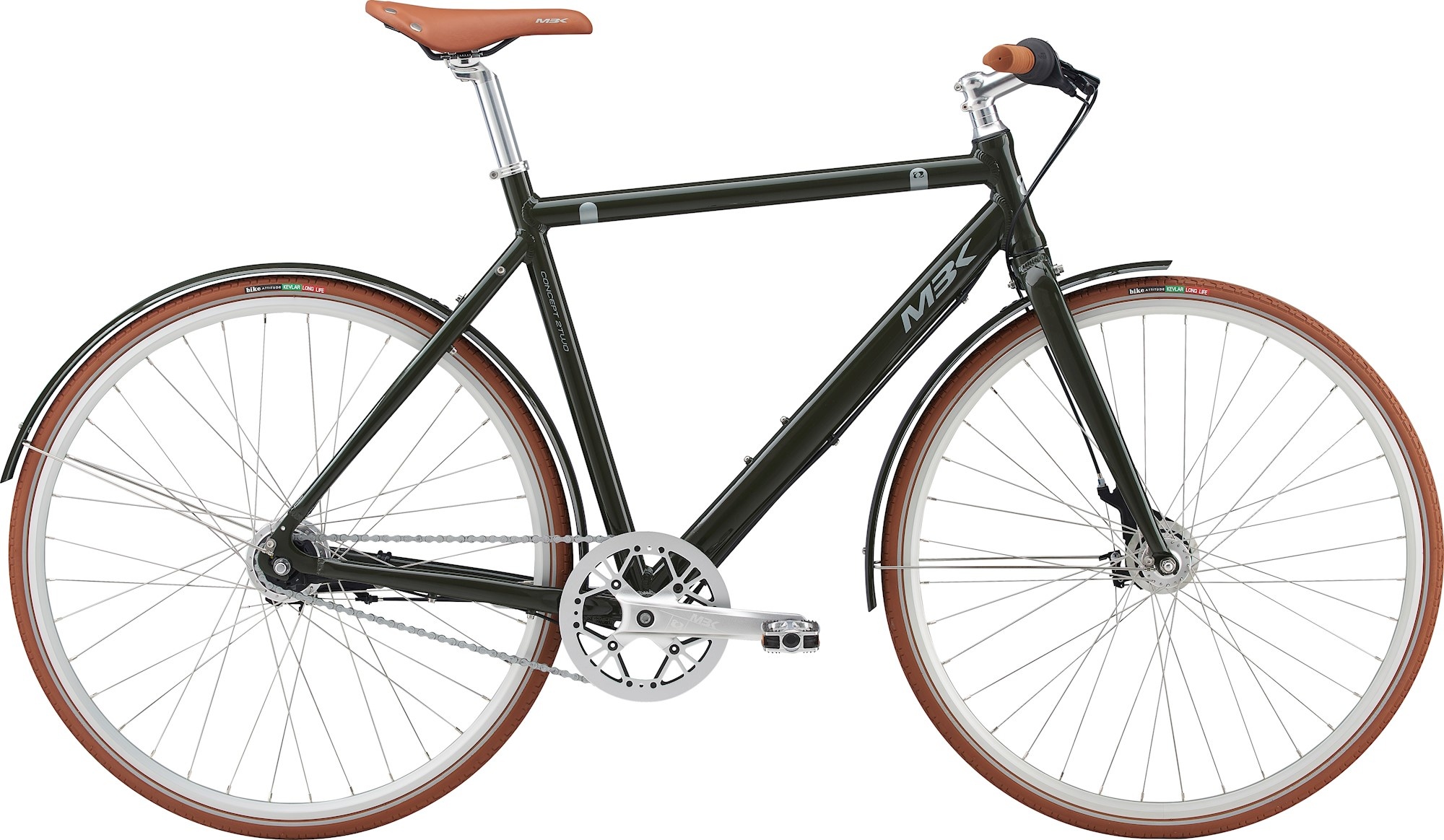 Cykler - Herrecykler - MBK Concept 2Two Herre 7g 2023 - Grøn