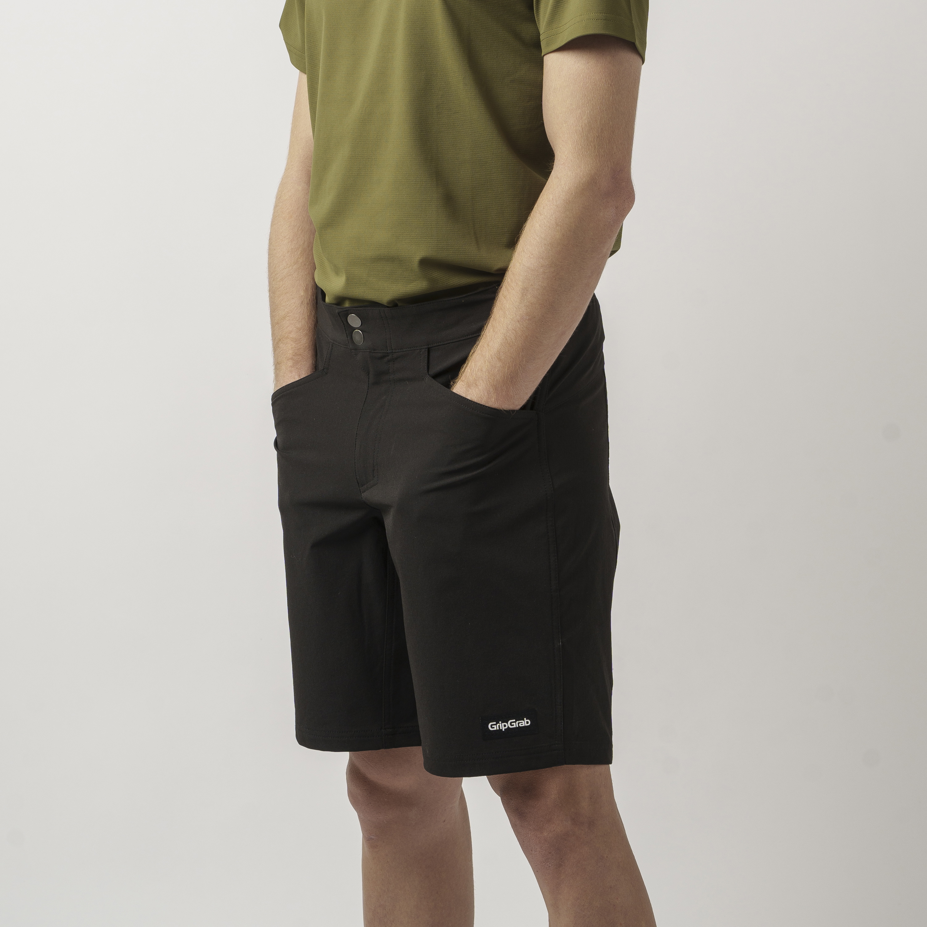 Beklædning - Cykelbukser - GripGrab Flow 2-i-1 Cykelshorts - Black