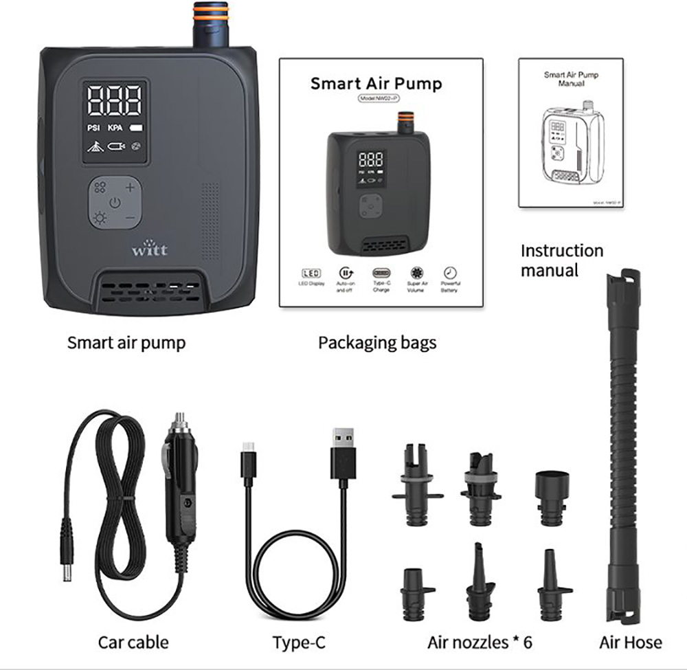 Tilbehør - Cykelpumper - Witt Smart Outdoor Air Pump (Camping)